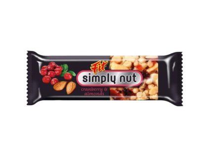 Fit Simply Nut barretta mirtillo rosso e mandorla 35 g