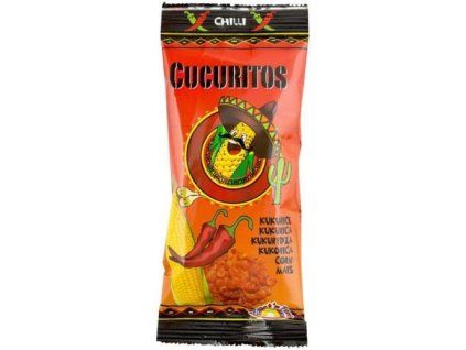 Cucuritos, pannocchie di mais arrostite con peperoncino, 30 g