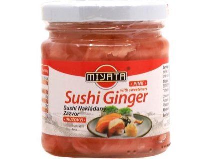 Zenzero marinato rosa per sushi Miyata 190g