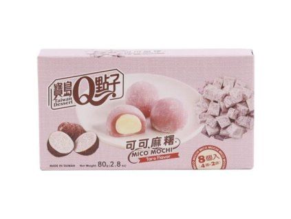 Mochi di riso al cacao e taro, 80 g