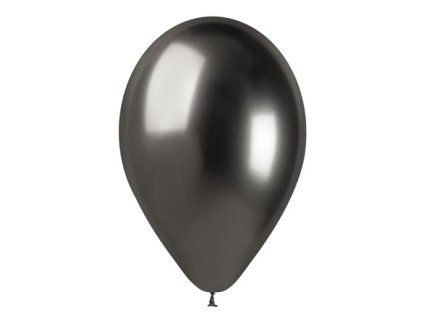 Palloncini Shine 33 cm grigi 5 pezzi