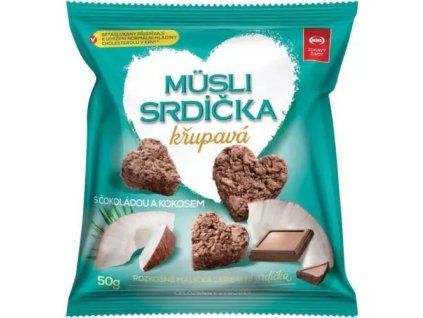 Cuoricini di cioccolato e cocco Semix 50g