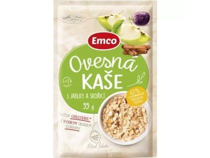 Fiocchi d'avena Emco con mele e cannella 55 g