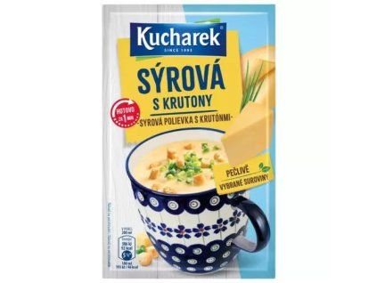Zuppa istantanea di formaggio Kucharek con crostini 21g