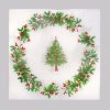 Tovaglioli di Natale (20 pezzi/foglio) albero, vischio