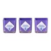 Candela profumata Emocio in vetro Lavanda francese 3 pezzi in una scatola 51x51x52mm