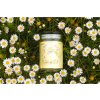 Candela profumata Emocio in vetro Daisy Meadow con coperchio in vetro 93x142mm