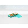 Sistema Lunch Cube Contenitore per Snack Diviso con 2 Scomparti 1,4 l, Menta