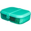 Sistema Lunch Ribbon Diviso Snack Box con Contenitore per Yogurt 1,1 l, Menta