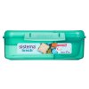 Sistema Divided Lunch Bento Snack Box con contenitore per yogurt e 2 vassoi 1,65 L, Menta