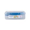 Sistema Divided To Go Bento Lunch Box con contenitore per yogurt e 2 vassoi 1,65 L, blu