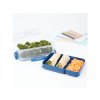 Sistema Divided contenitore per alimenti impermeabile To Go STAX, 2,2 l, blu