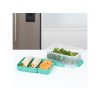 Sistema Divided contenitore per alimenti impermeabile To Go STAX, 2,2 l, verde