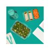 Sistema Divided contenitore per alimenti impermeabile To Go STAX, 2,2 l, verde