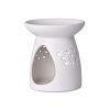 Lampada per aromi in ceramica bianca 110X123mm