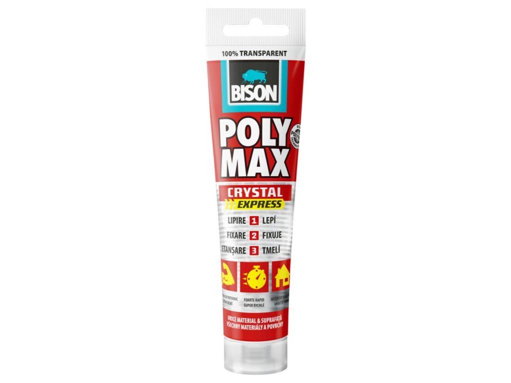 BISON universele montagelijm POLY MAX Crystal Express 115 g