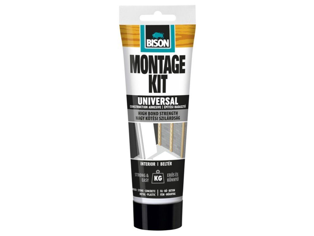 BISON universele montagelijm MONTAGEKIT UNIVERSAL 200 g
