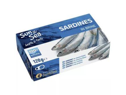 Sun&Sea sardines in eigen sap 120 g