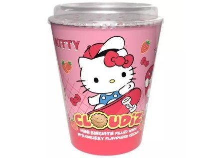 Kandiz koekjes hellokitty cloudiz cup aardbei 90g