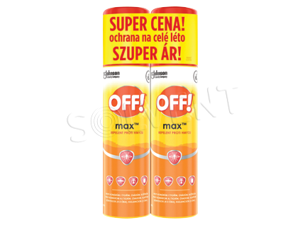 123819 off max repelent 2x100ml bal