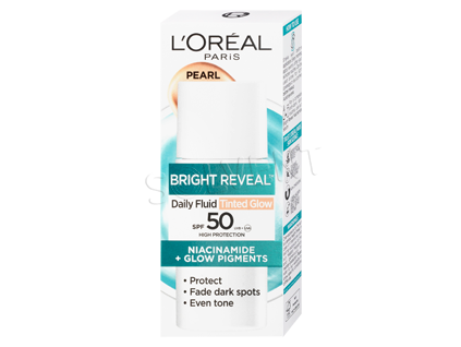 125415 loreal fluid 50ml bright reveal spf50