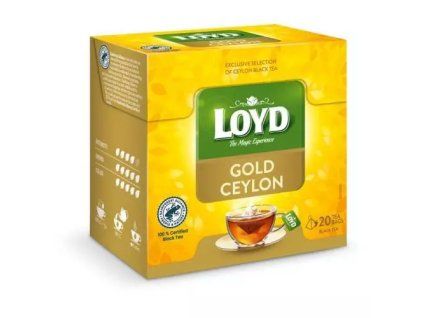 Loyd Tea piramide goud Ceylon 40g