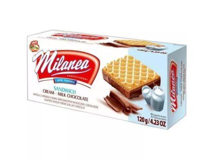 Lumar Milanea wafel sandwich roommelk 120g