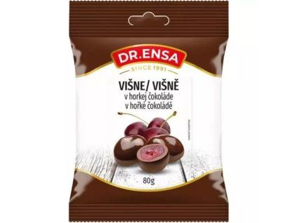 Dr.Ensa zure kersen in pure chocolade 80 g