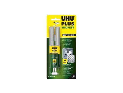 UHU tweecomponenten epoxy lijm PLUS eindharding 90 min EPOXY 24 ml/25 g