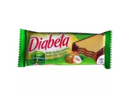 Dibeta halfgedipte hazelnootwafels 32 g