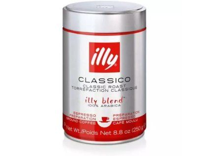 illy coffee classico 250g gemalen