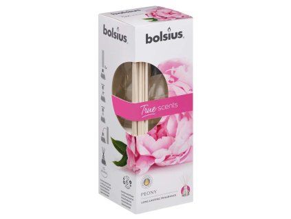 Bolsius Aromatic 2.0 Diffuser Pioenroos 45ml + geurstokjes