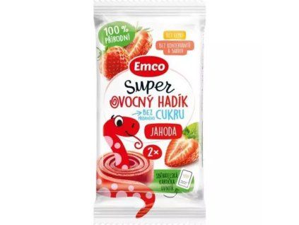 EMCO Superfruit slang 20g aardbei