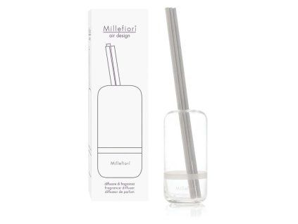 Millefiori Air Design diffuser met glazen behuizing, wit