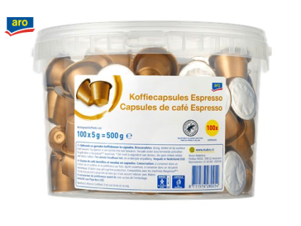 aro Espresso kapsle kávové 100 ks