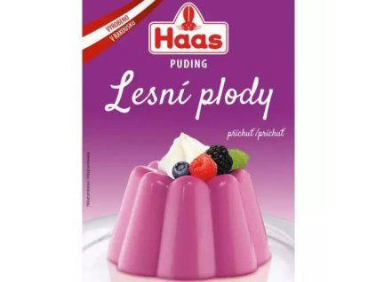 HAAS pudding met bosvruchtensmaak 37 g