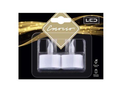 Emocio LED-theelichtjes, 2 stuks