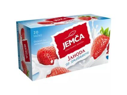 Jemča fruit aardbei met room 20 x 2 g