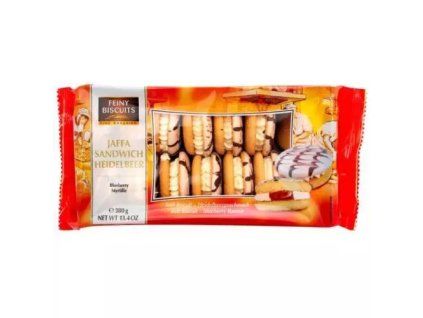 FeinyBiscuits Jaffa sandwichcrème-bosbessen 380 g