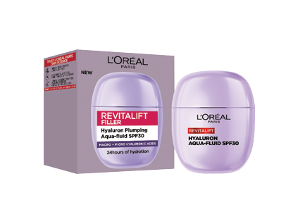 Loreal Aqua Fluid 40ml Rev Filler SPF 30