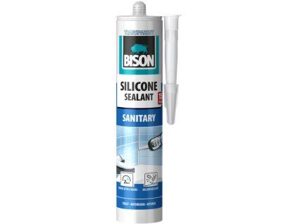 BISON siliconenkit SILICONE SANITARY CLEAR 280 ml