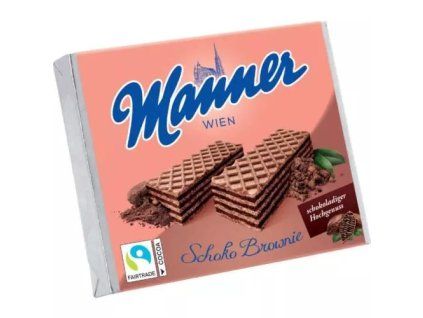 Manner chocolade brownie wafels 75 g