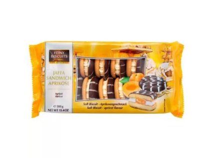 FeinyBiscuits Jaffa sandwich room-abrikoos 380 g