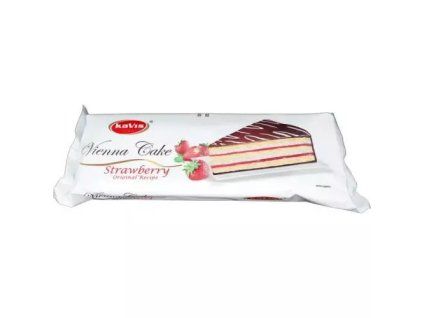 Kavis Weense biscuitcake met aardbeien, 200 g
