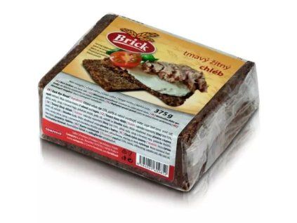 Baksteendonker roggebrood 375 g