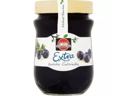 Schwartau extra bosbessenjam 340g