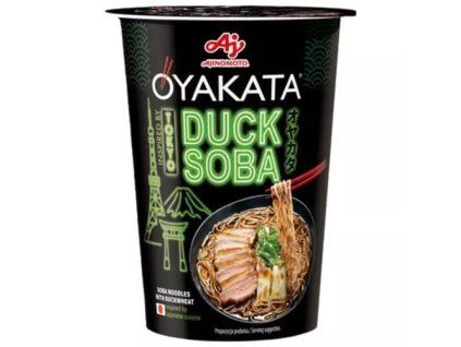 Oyakata instant noedels met eendensmaak soba cup 70g