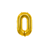 Folieballon 86 cm "0" goud 1 stuk