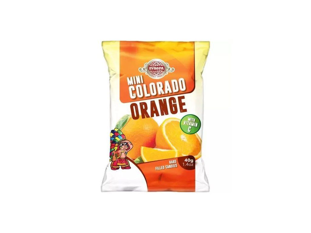 Cukierki twarde Europe mini colorado orange 40g