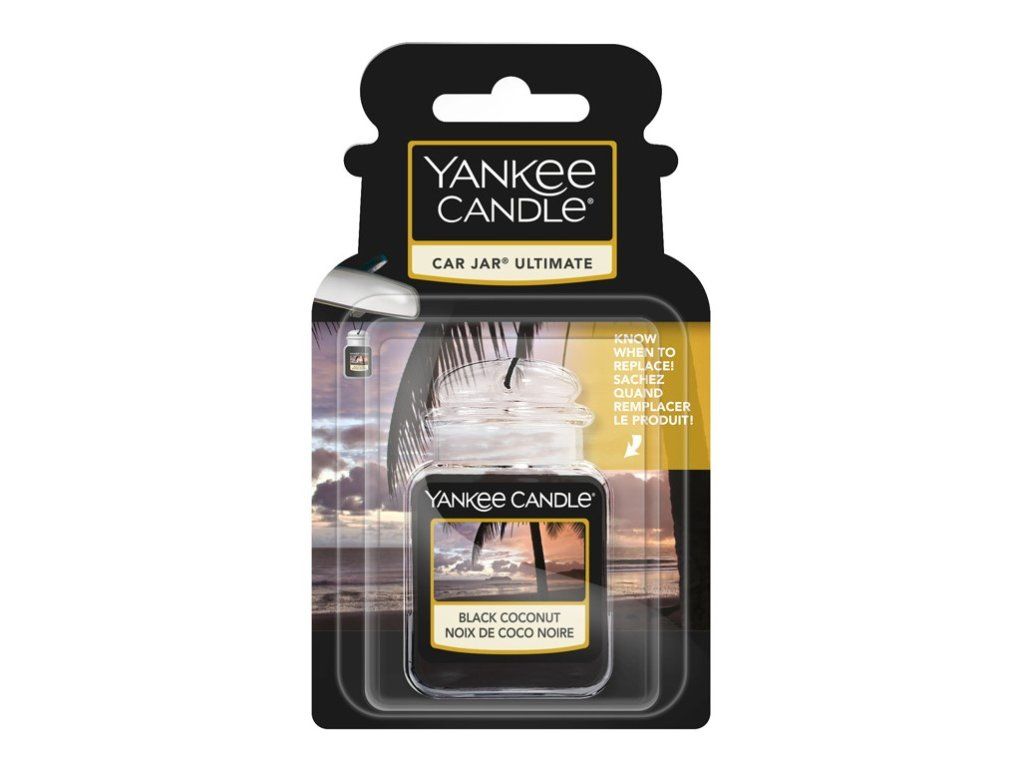 YANKEE CANDLE BLACK COCONUT ZAPACHY SAMOCHODOWE - LUXURY TAG